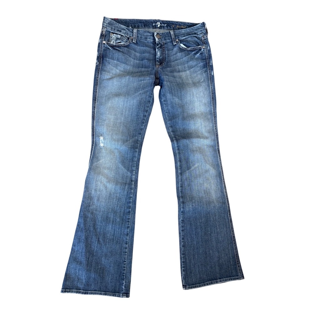 7 for all mankind‎ A-pocket denim blue jeans